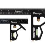 Prestige Combination Squares - Black Aluminium Twin Pack 150mm & 300mm