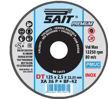 sait pmuc cutting disc