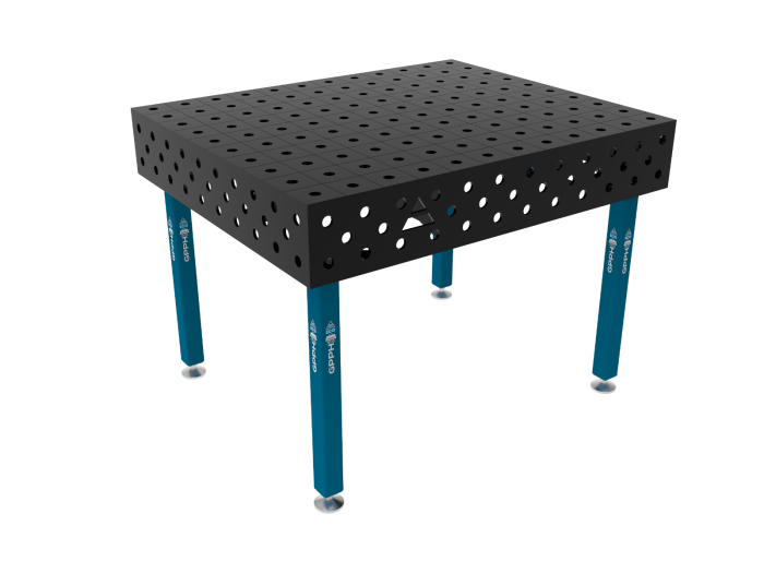 1.2m_x_0.8m Traditional Welding Table ECO - 1.2M x 1M (System 28) - Image 1