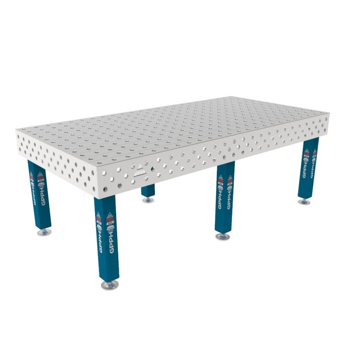 pro240120.nowheels INOX Stainless Steel Welding Table PRO - 2.4M x 1.2M - Image 1