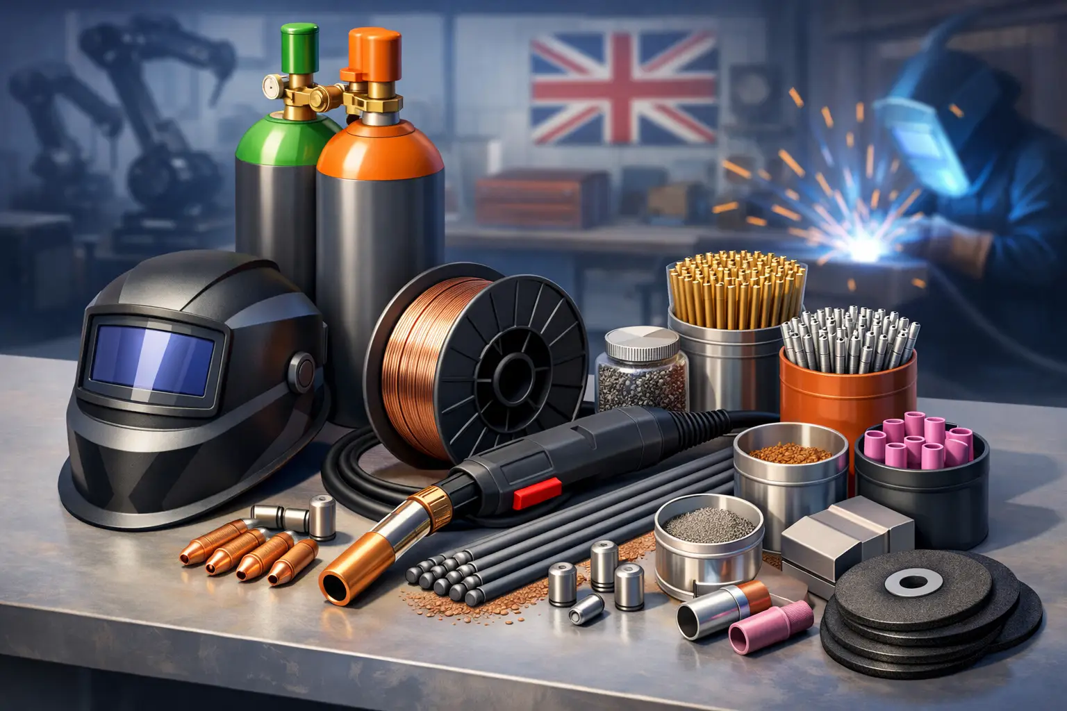 Industrial Welding Consumables Guide for UK Workshops