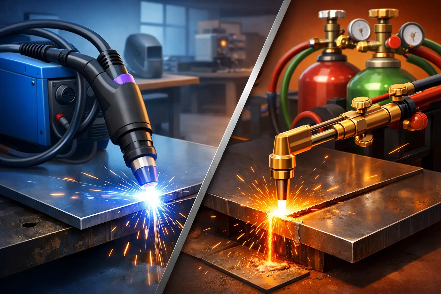 Plasma Cutter vs Oxy Fuel for UK Workshops